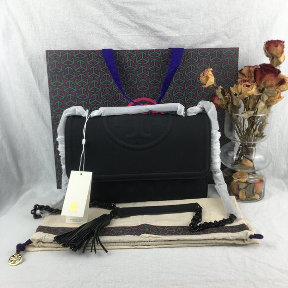 NWT Tory Burch  FLEMING CONVERTIBLE SHOULDER BAG - Picture 1 of 12